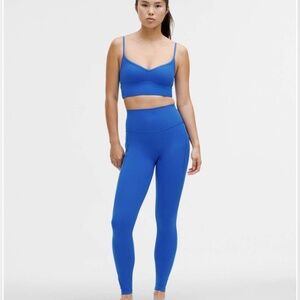 Lululemon Align Sweetheart Bra *Light Support, A/B Cup Cerulean Blue